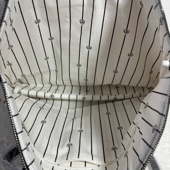 Brighton Love Notes Tote Bag Heart & Bow Design White & Black Red - Picture 5 of 5